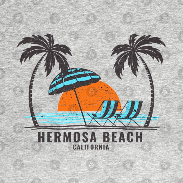 Hermosa Beach California by Eureka Shirts